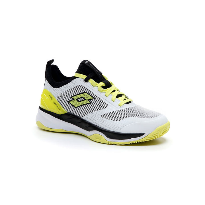 Zapatillas de Pádel de Pádel Lotto Mirage 200 Blanco Amarillo Neon Negro Mujer