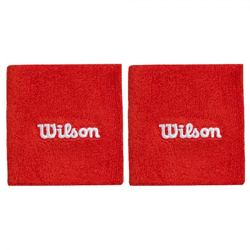 Muñequeras Wilson Rojo 2 Unidades