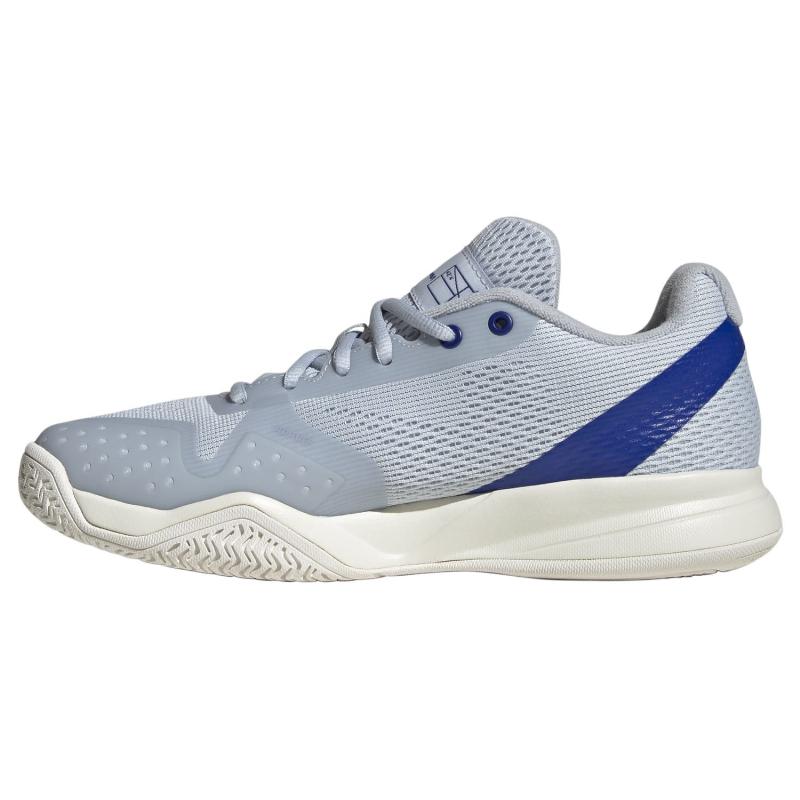 Zapatillas de Padel Adidas Pickleball Courtflash Azul Plata Mujer