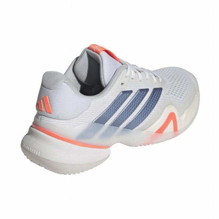 Zapatillas de Pádel Adidas Barricade 14 Blanco Azul Naranja Mujer