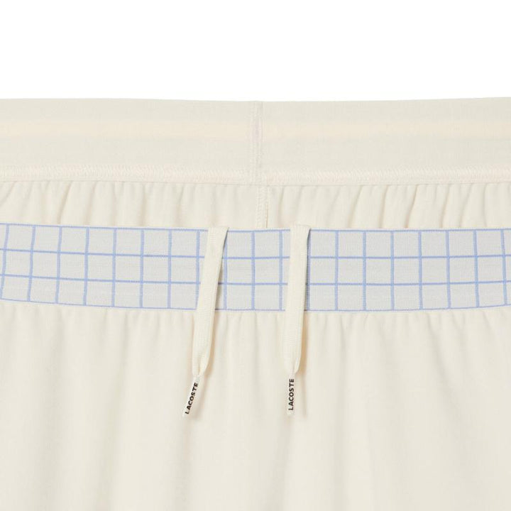 Short Lacoste Tenis Ultra Dry Blanco Roto