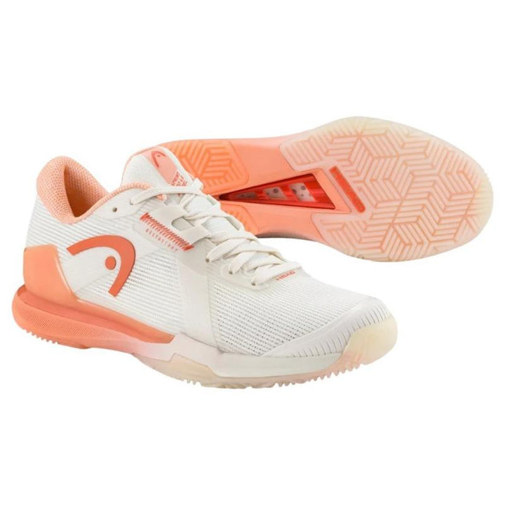 Zapatillas de Padel Head Sprint Pro 4.0 Padel Blanco Coral Mujer