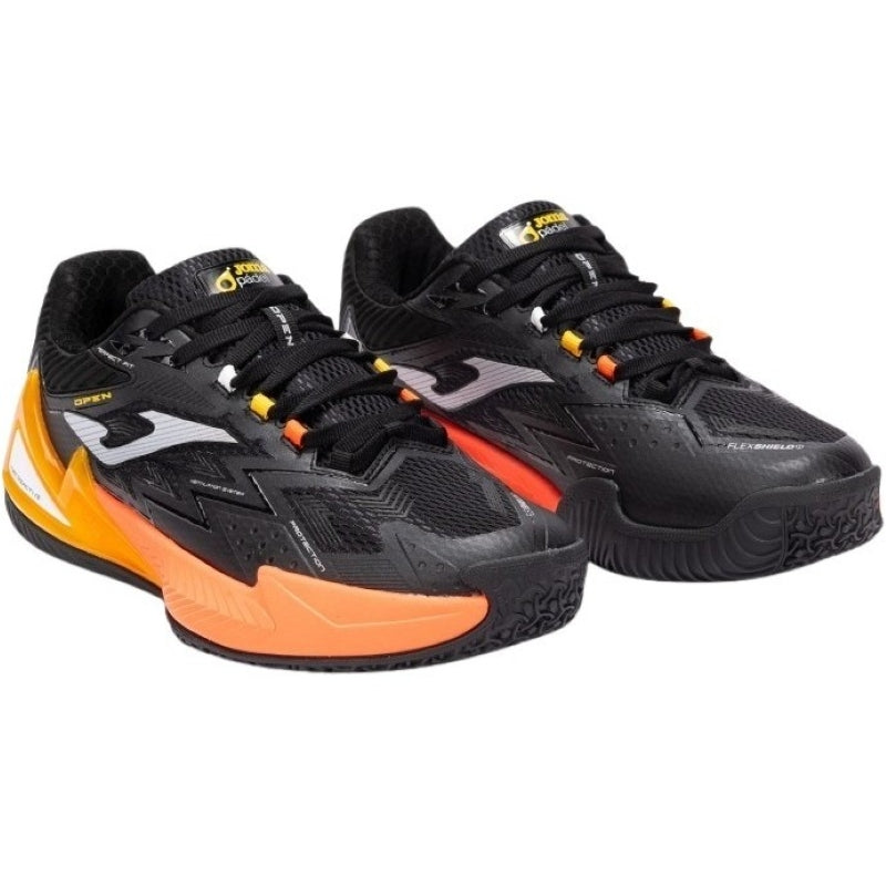 Zapatillas de Padel Joma Open 2501 Negro Naranja