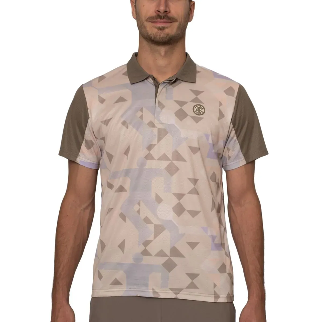 Polo Bidi Badu Paris Beige Marron