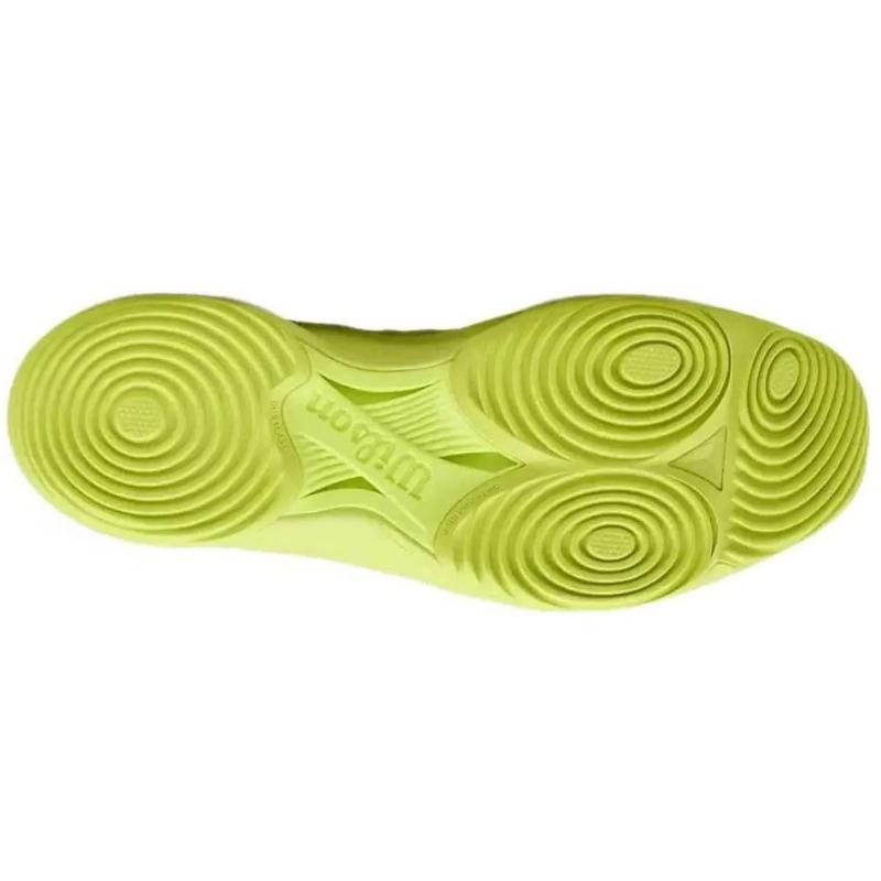 Zapatillas de Padel Wilson Hurakn Pro V2 Amarillo Fluor Blanco Mujer