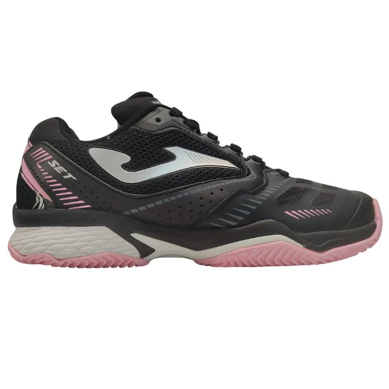 Zapatillas de Padel Joma Set 2101 Negro Rosa Mujer