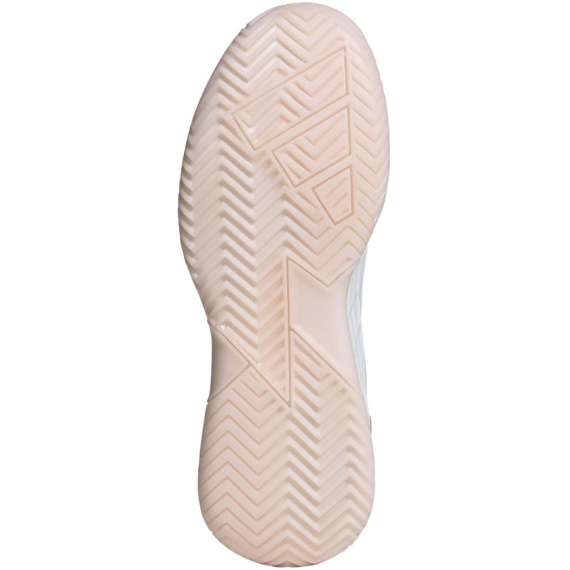 Zapatillas de Padel Adidas Defiant Speed 2 Blanco Perla Rosa Mujer
