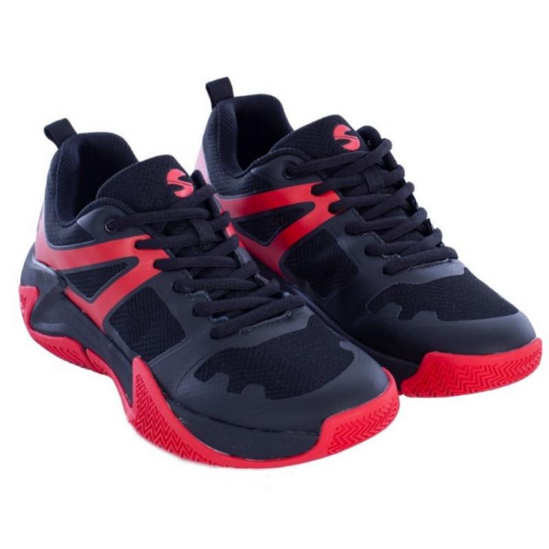 Zapatillas de Padel Softee Rotatory Negro Rojo