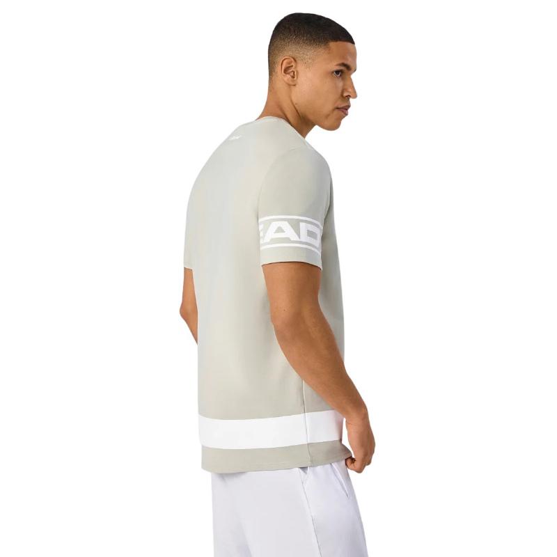 Camiseta Head Pro Player Gris Claro