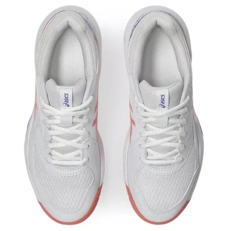 Zapatillas de Padel Asics Gel Dedicate 8 Padel Blanco Rosa Mujer