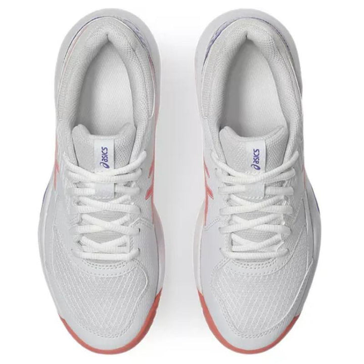 Zapatillas de Padel Asics Gel Dedicate 8 Padel Blanco Rosa Mujer