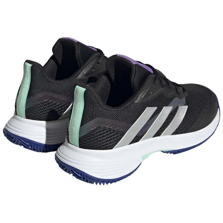 Zapatillas de Pádel de Pádel Adidas CourtJam Control Negro Nucleo Plata Mujer