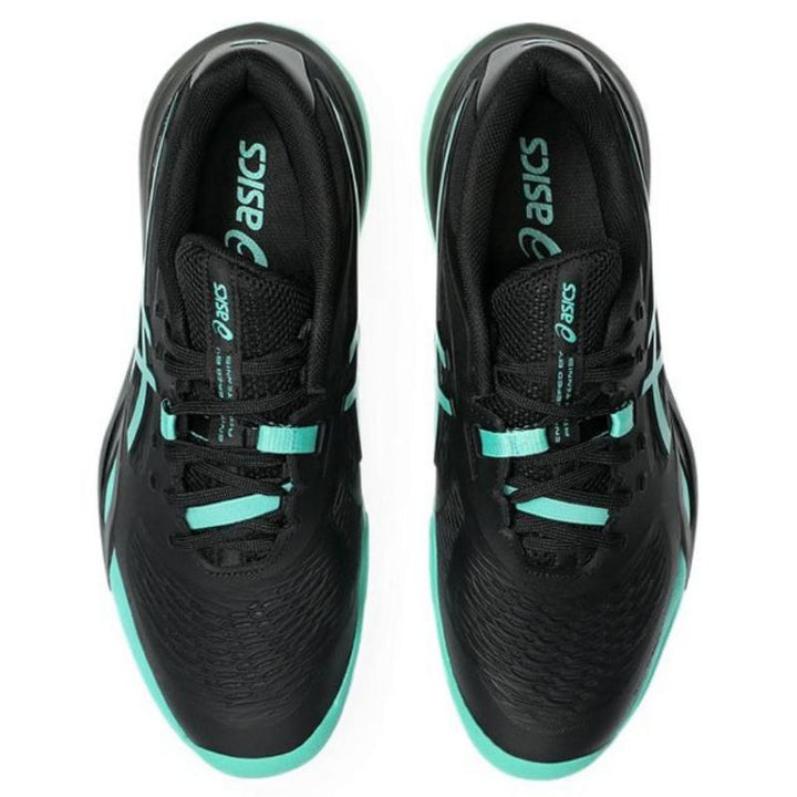 Zapatillas de Padel Asics Gel Resolution X Clay Negro Verde Aurora