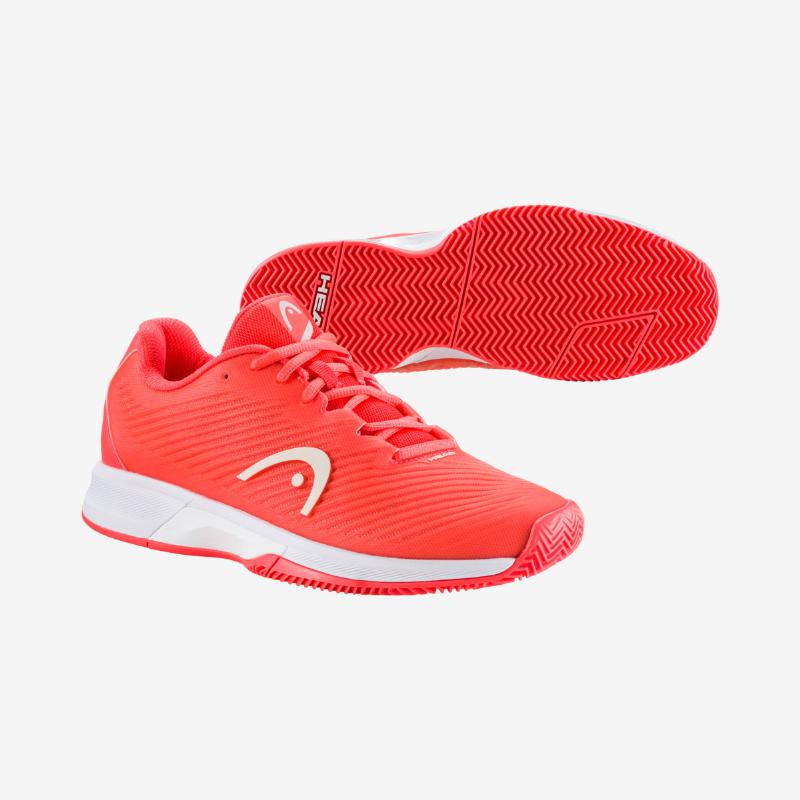Zapatillas de Pádel de Pádel Head Revolt Pro 4.0 Clay Coral Blanco Mujer