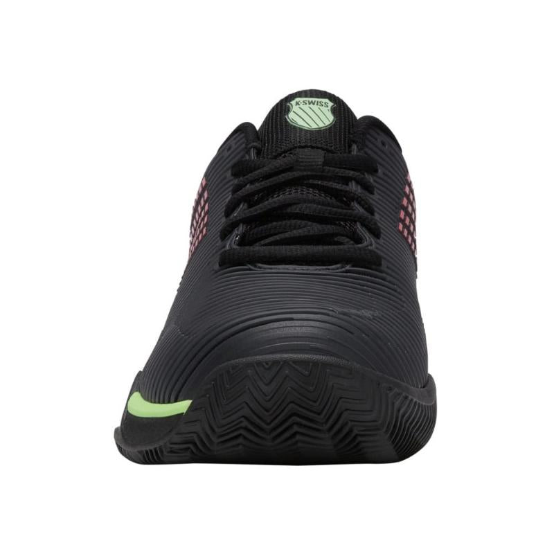 Zapatillas de Padel Kswiss Hypercourt Express 2 HB Clay Negro Verde Neon