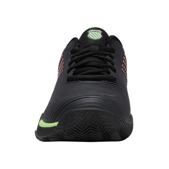 Zapatillas de Padel Kswiss Hypercourt Express 2 HB Clay Negro Verde Neon