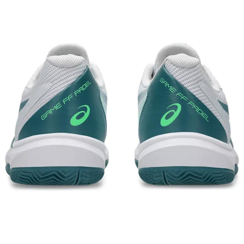 Zapatillas de Padel Asics Game FF Padel Blanco Verde Claro