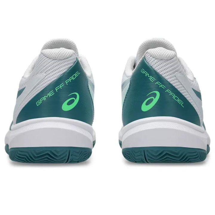 Zapatillas de Padel Asics Game FF Padel Blanco Verde Claro