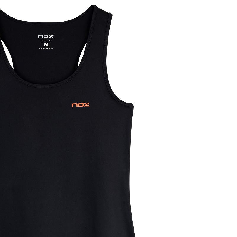 Camiseta Nox Team Negro Rojo Mujer