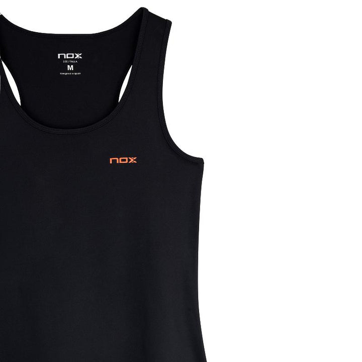 Camiseta Nox Team Negro Rojo Mujer