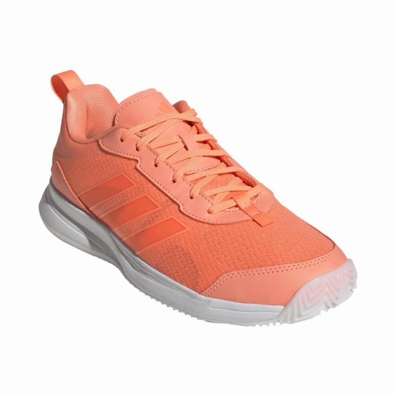 Zapatillas de Padel Adidas AvaFlash Naranja Mujer