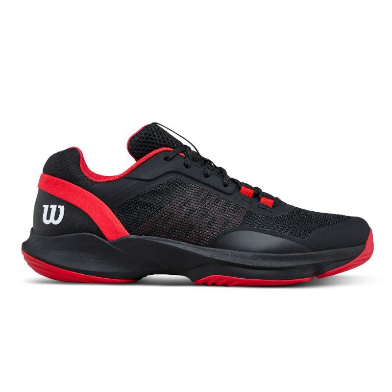 Zapatillas de Padel Wilson Hurakn Pro V2 Negro Rojo Blanco