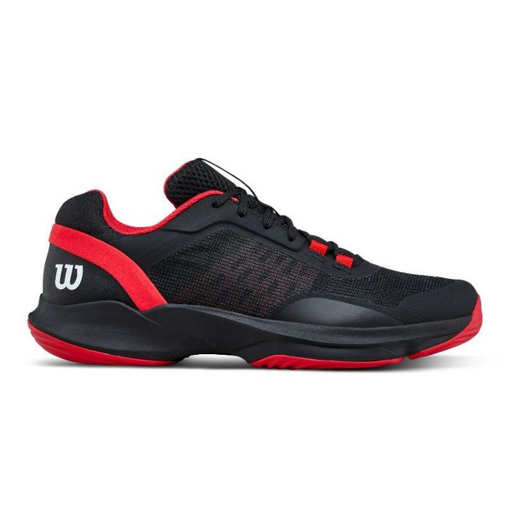 Zapatillas de Padel Wilson Hurakn Pro V2 Negro Rojo Blanco