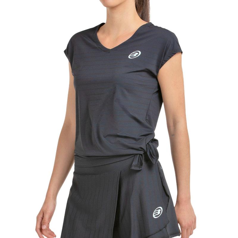 Camiseta Bullpadel Adoros Negro Bicolor