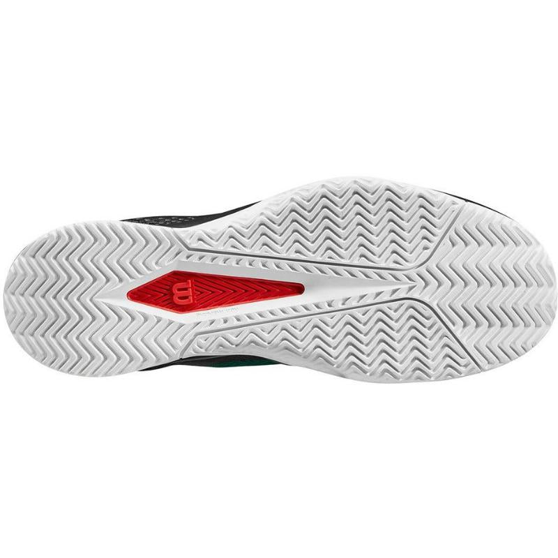 Zapatillas de Pádel de Pádel Wilson Rush Pro Lite Verde Negro Blanco
