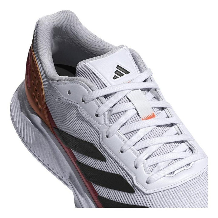 Zapatillas de Padel Adidas Courtquick Padel Blanco Rojo Cobre