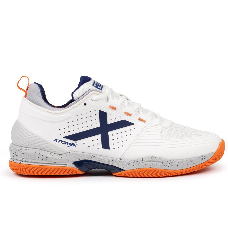 Zapatillas de Padel Munich Atomik 49 Blanco Naranja
