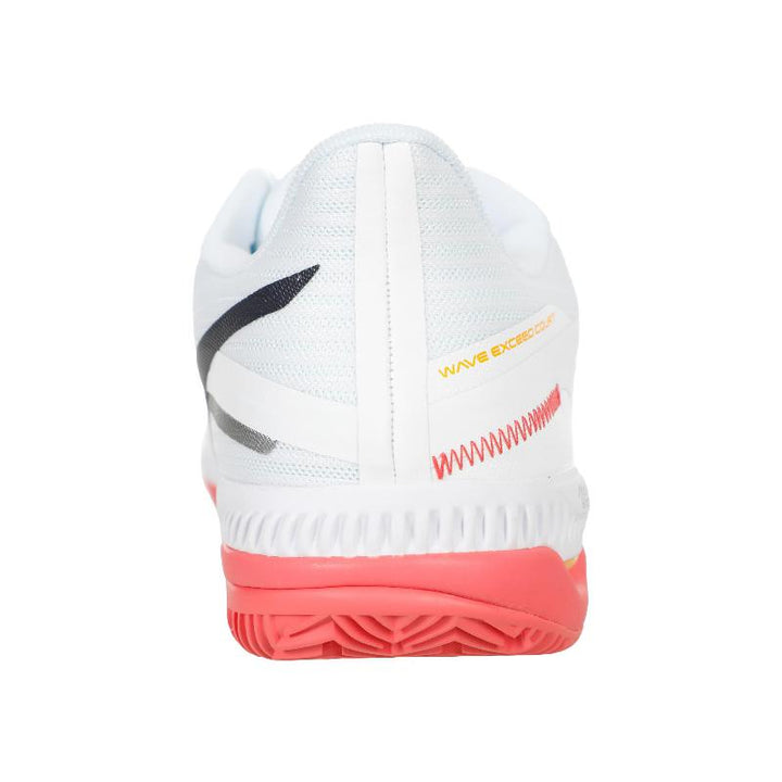 Zapatillas de Pádel de Pádel Mizuno Wave Exceed Court Clay Blanco Coral Mujer