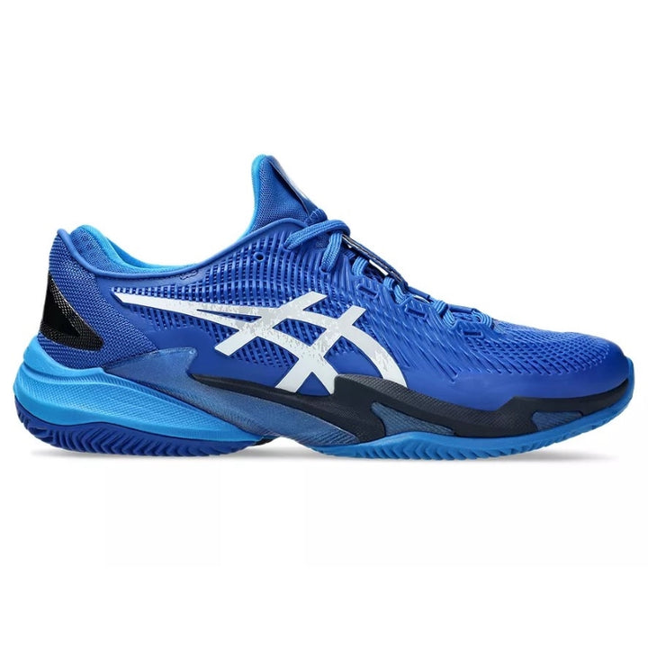 Zapatillas de Padel Asics Court FF 3 Novak Clay Azul Negro Plata
