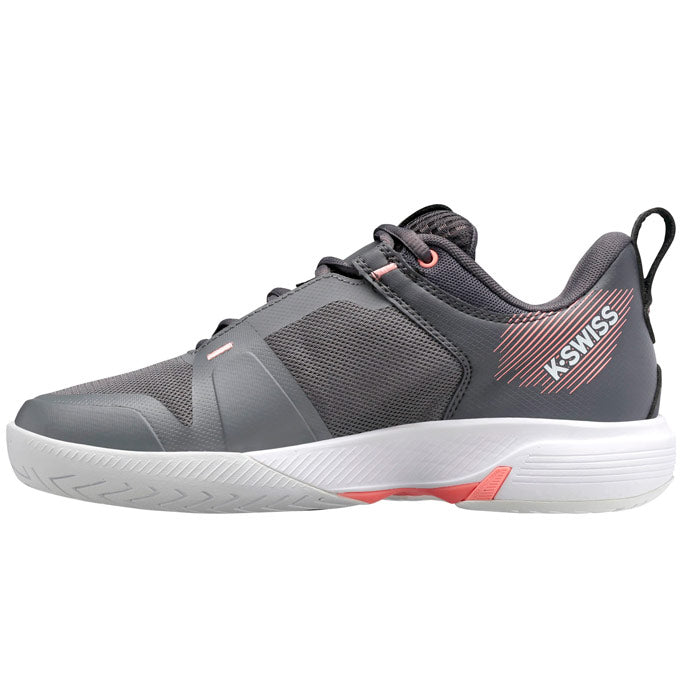 Zapatillas de Padel Kswiss Ultrashot Team Gris Rosa Mujer