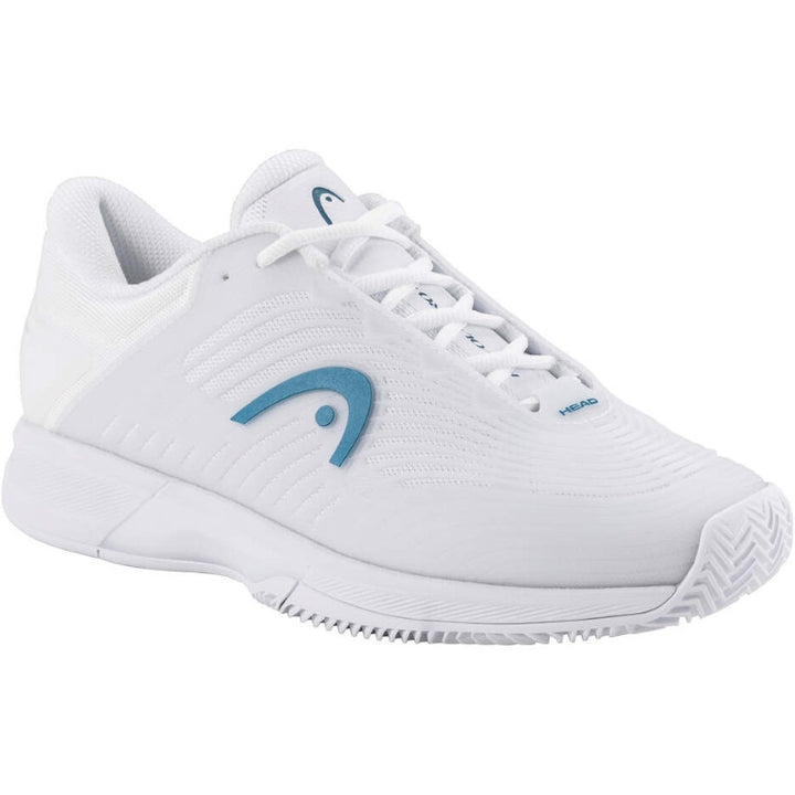 Zapatillas de Padel Head Revolt Pro 4.5 Clay Blanco Azul Mujer