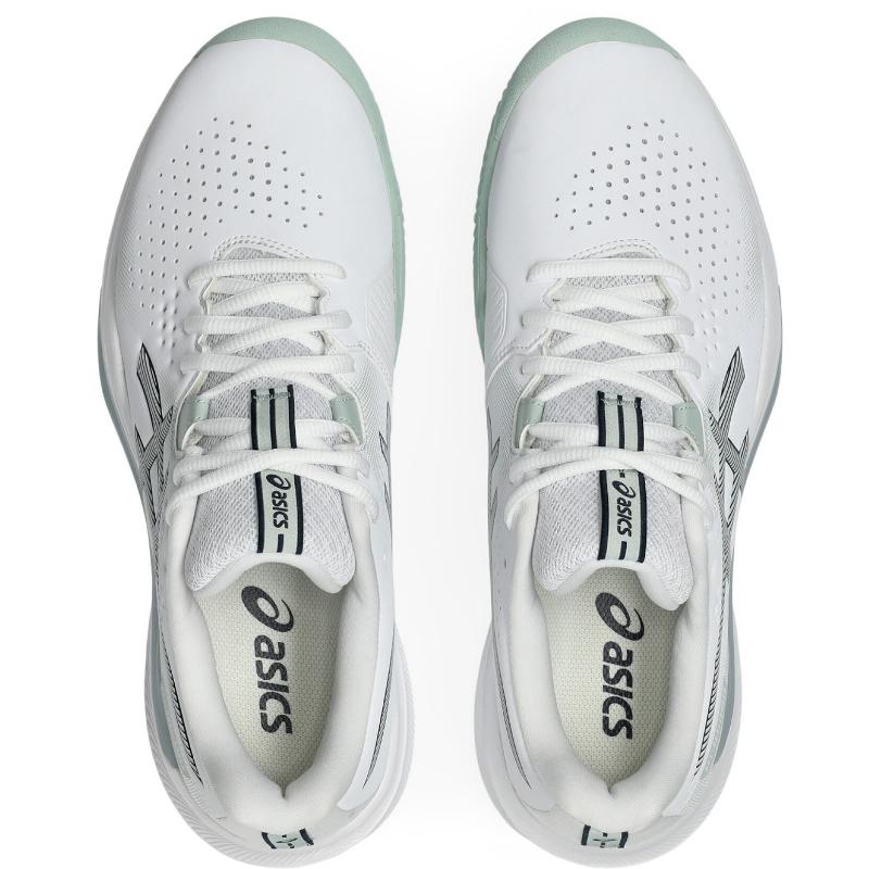 Zapatillas de Padel Asics Gel Challenger 15 Clay Blanco Verde Liquen