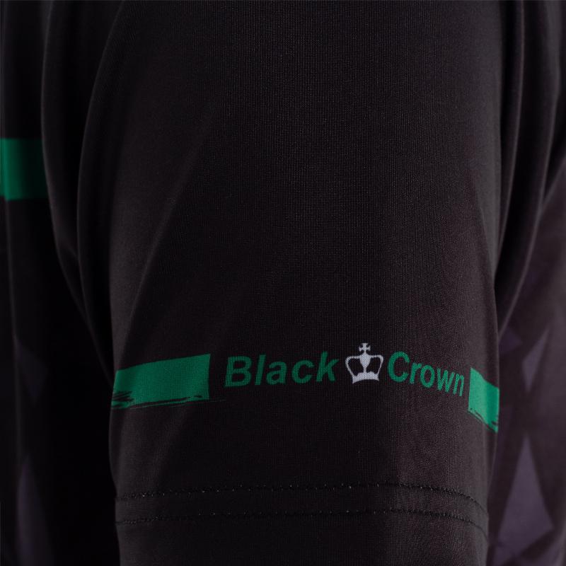 Camiseta Black Crown Atlanta Negro Verde