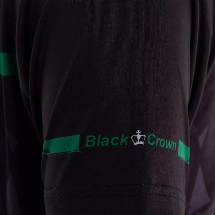 Camiseta Black Crown Atlanta Negro Verde