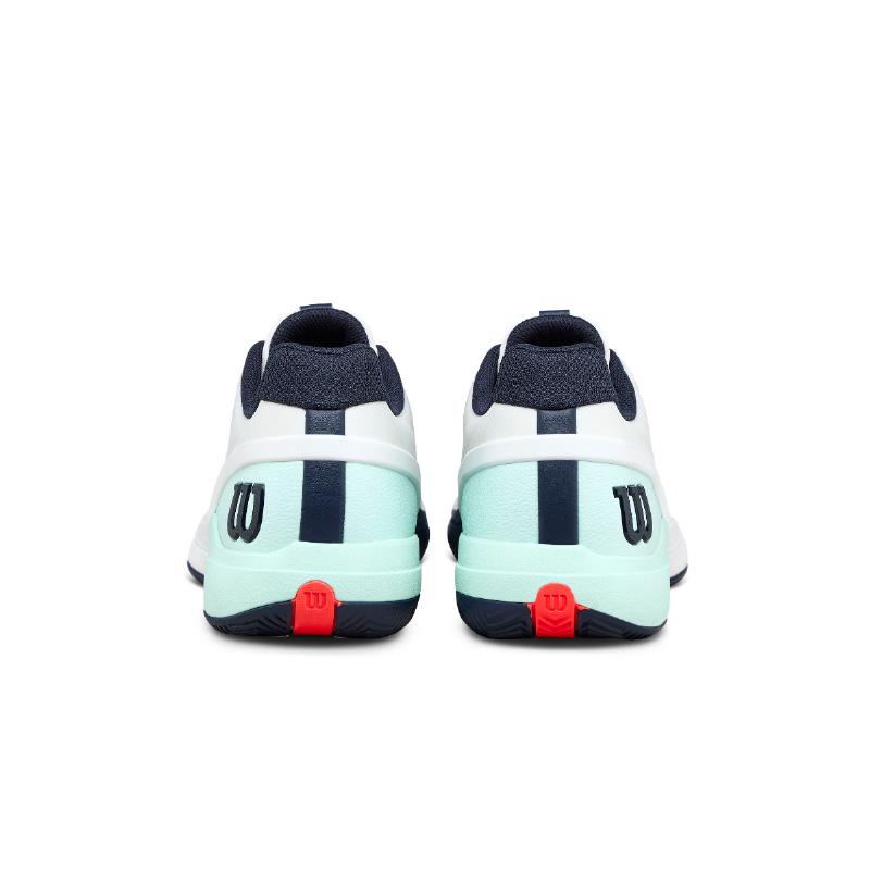 Zapatillas de Padel Wilson Rush Pro 5 Clay Blanco Aguamarina