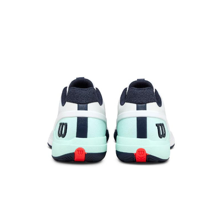 Zapatillas de Padel Wilson Rush Pro 5 Clay Blanco Aguamarina