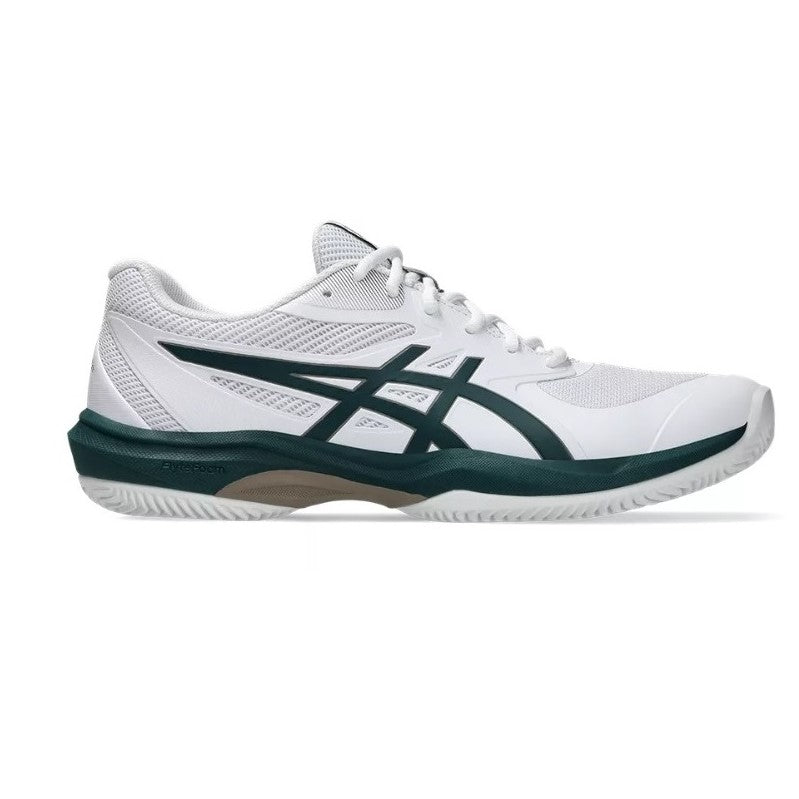 Zapatillas de Pádel de Pádel Asics Game FF Clay Blanco Verde Saxon