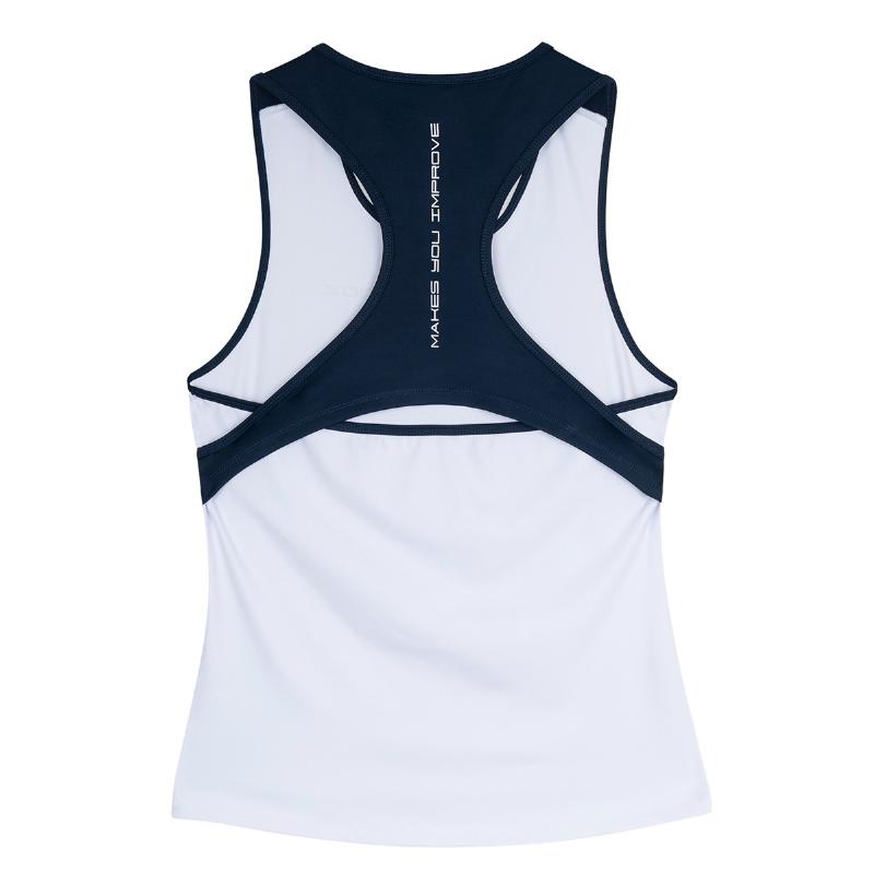 Camiseta Nox Team Blanco Azul Marino Mujer