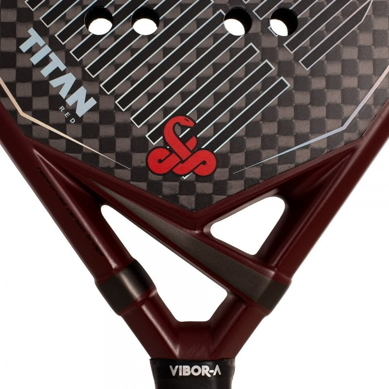 Pala Vibora Titan 12K Rojo 2026