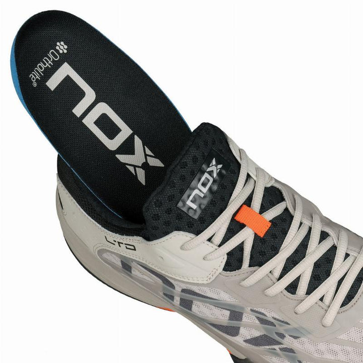 Zapatillas de Padel Nox AT10 LTD Gris Naranja