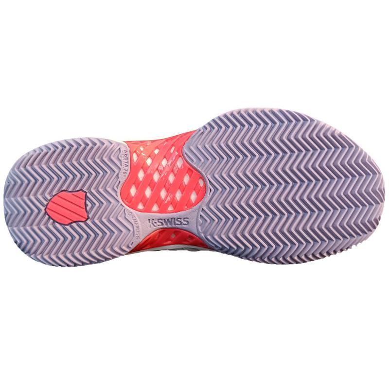 Zapatillas de Padel Kswiss Express Light 3 HB Clay Blanco Lila Mujer