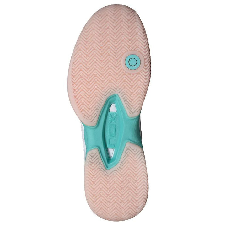 Zapatillas de Pádel de Pádel Nox AT10 Lux Blanco Rosa Mujer