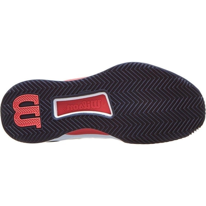 Zapatillas de Padel Wilson Intrigue Tour Clay Blanco Azul Marino Mujer