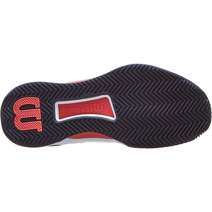 Zapatillas de Padel Wilson Intrigue Tour Clay Blanco Azul Marino Mujer