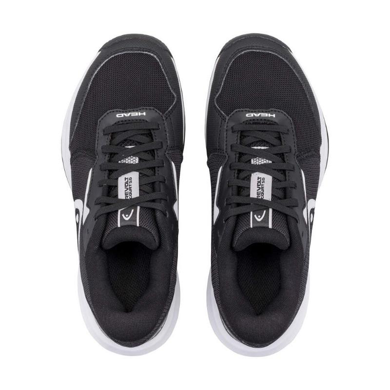 Zapatillas de Padel Head Revolt Court 5.0 Negro Blanco Mujer