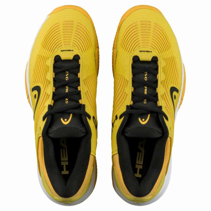 Zapatillas de Padel Head Revolt Pro 4.5 Clay Banana Negro